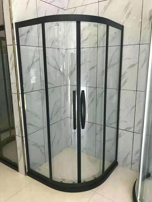 四川德力佳厂家直销 铝合金弧形淋浴房 简易淋浴房 滑趟扇形移门 圆弧